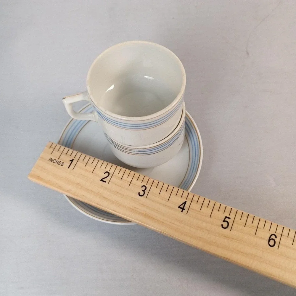Sets Of 2 Occupied Japan Demitasse Cup and Saucer Tea Expresso Collectibles VTG